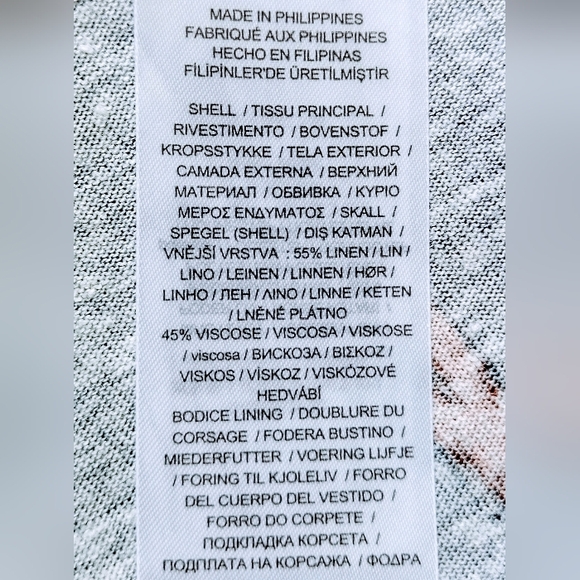 Lauren Ralph Lauren women's Tiered Ruffle Dress Pullover Navy Blue Comfy Size M - Picture 7 of 11